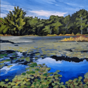 Fall Pond Lilies by Chrissy Charboneau