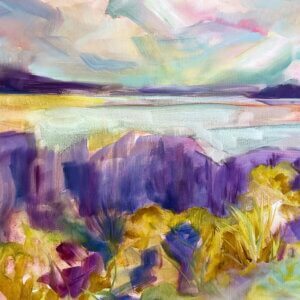 July Light, Popham Beach Maine by Amy Kustra