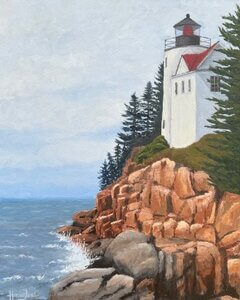 Bass Harbor Lighthouse by Honora Jones