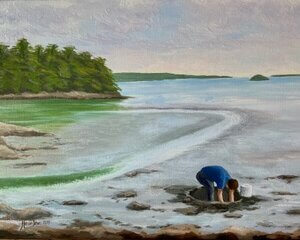 Digging Clams by Honora Jones
